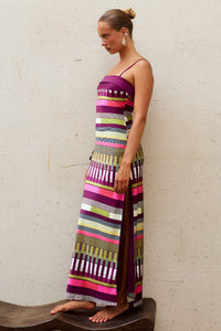 KAYLEE SLIP MAXI DRESS - LETTIE MULTI
