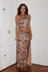 KEELEY MAXI SKIRT - MENDEZ BROWN