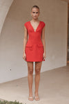 KEETA MINI DRESS - RED
