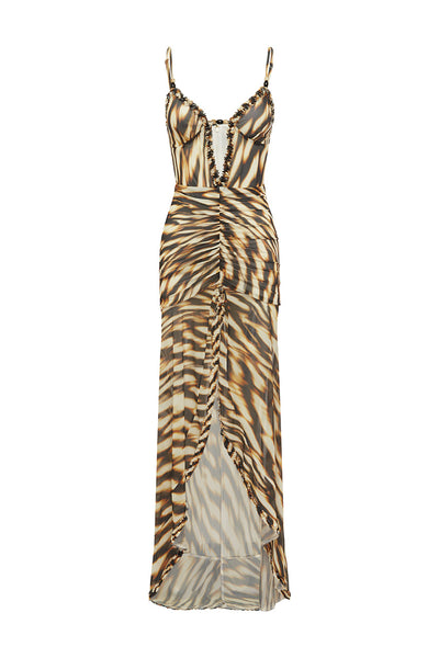 KIATA MAXI DRESS - ARIZONA CHOC