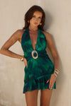 KIATA MINI DRESS - CALISTA GREEN