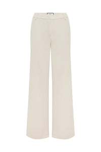 KIKO LOW RISE TAILORED PANTS - VANILLA
