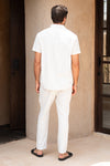 KILIAN SHIRT - WHITE PINSTRIPE