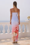 KLEO MAXI DRESS - ICE BLUE OMBRE