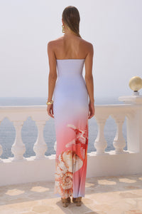 KLEO MAXI DRESS - ICE BLUE OMBRE