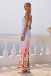 KLEO MAXI DRESS - ICE BLUE OMBRE
