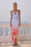 KLEO MAXI DRESS - ICE BLUE OMBRE