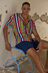KOLTON SHORT SLEEVE SHIRT - XYLA STRIPE