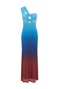 KYREE MAXI DRESS - BLUE OMBRE