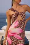 KYREE MAXI DRESS - LEOPARD FLORAL