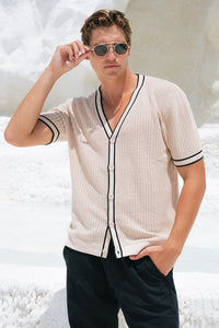 LACHY TOP - SAND