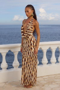 LEXIE MAXI DRESS - ARIZONA CHOC