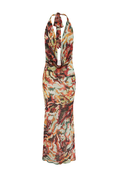 LEXIE MAXI DRESS - SONARA PRINT
