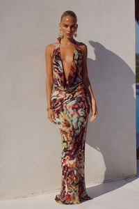 LEXIE MAXI DRESS - SONARA PRINT