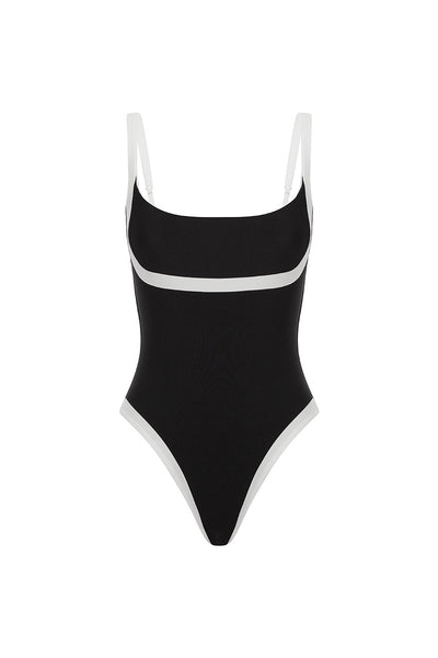 LILO ONE PIECE - BLACK/WHITE
