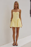LIMONI MINI DRESS - LEMON