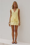 LIMONI MINI SKIRT - LEMON