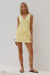 LIMONI MINI SKIRT - LEMON