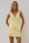 LIMONI MINI SKIRT - LEMON