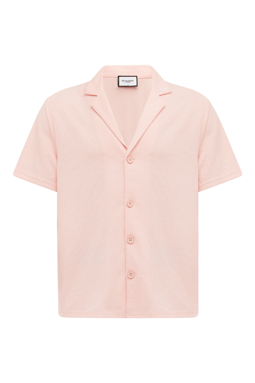 LOGAN SHORT SLEEVE SHIRT - PINK
