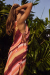 LORALEI TOP - PEACH STRIPE