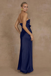 LORENA MAXI DRESS - NAVY