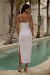 LOXIE MIDI DRESS - WHITE