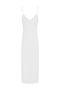 LOXIE MIDI DRESS - WHITE