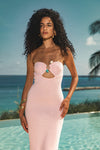 LUNA MIDI DRESS - MUSK