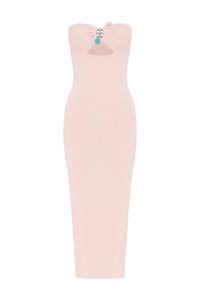 LUNA MIDI DRESS - MUSK