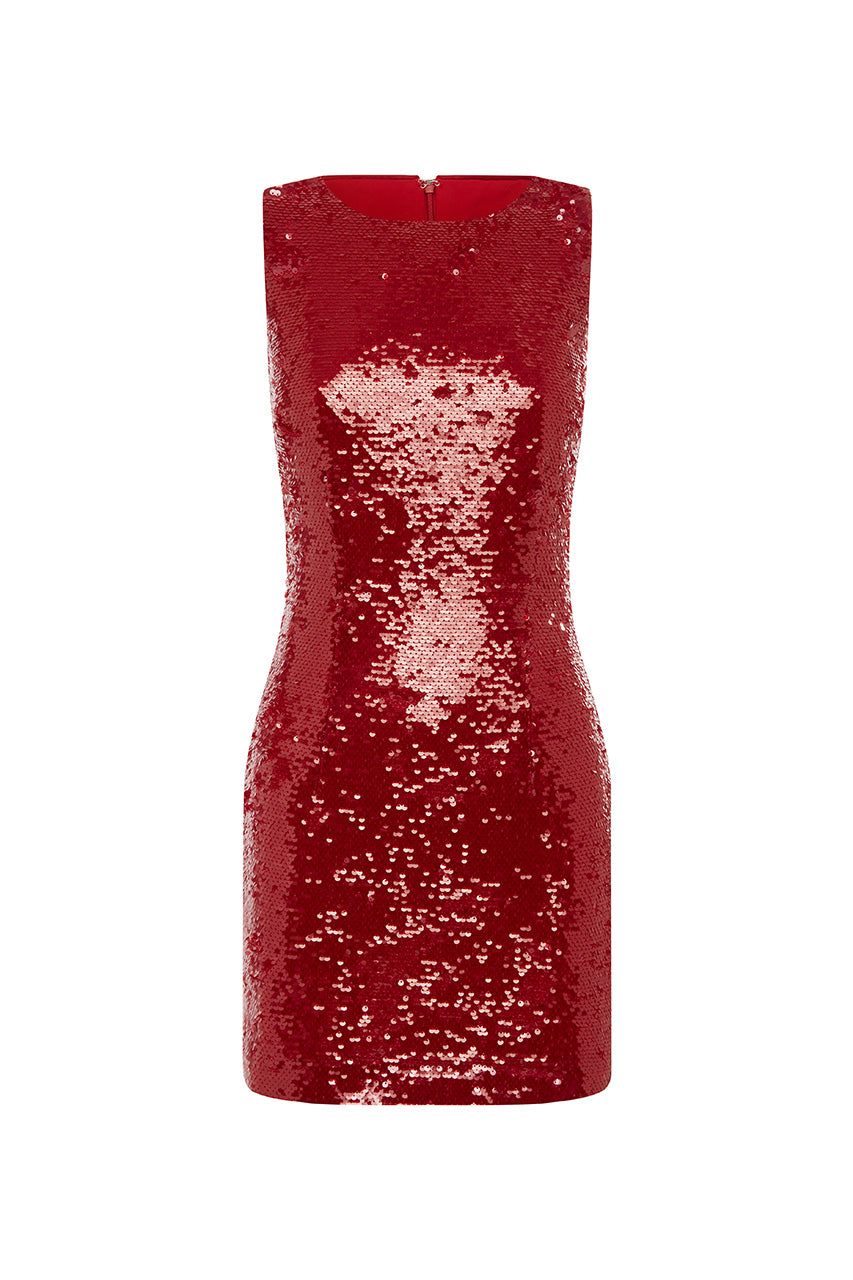 LYRA MINI DRESS - RED