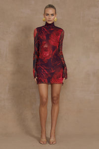 JORDI MINI DRESS - GIOVANA PRINT