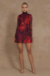JORDI MINI DRESS - GIOVANA PRINT