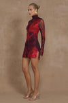 JORDI MINI DRESS - GIOVANA PRINT