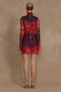 JORDI MINI DRESS - GIOVANA PRINT