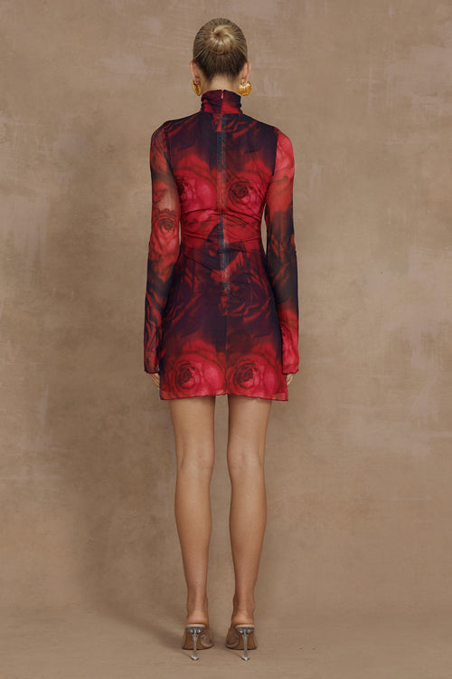 JORDI MINI DRESS - GIOVANA PRINT
