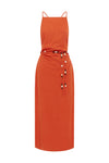 MADELENA MIDI DRESS - ORANGE
