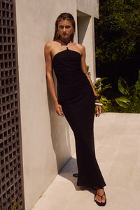 MADELENA MAXI SKIRT - BLACK
