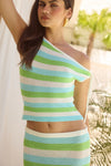 MAHLIA TOP - AQUA MULTI