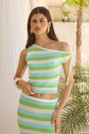MAHLIA TOP - AQUA MULTI