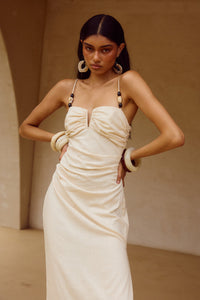 MARIANNA MIDI DRESS - CREAM