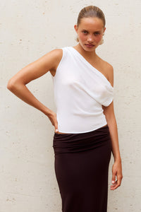 MARISA OFF SHOULDER TOP - OFF WHITE