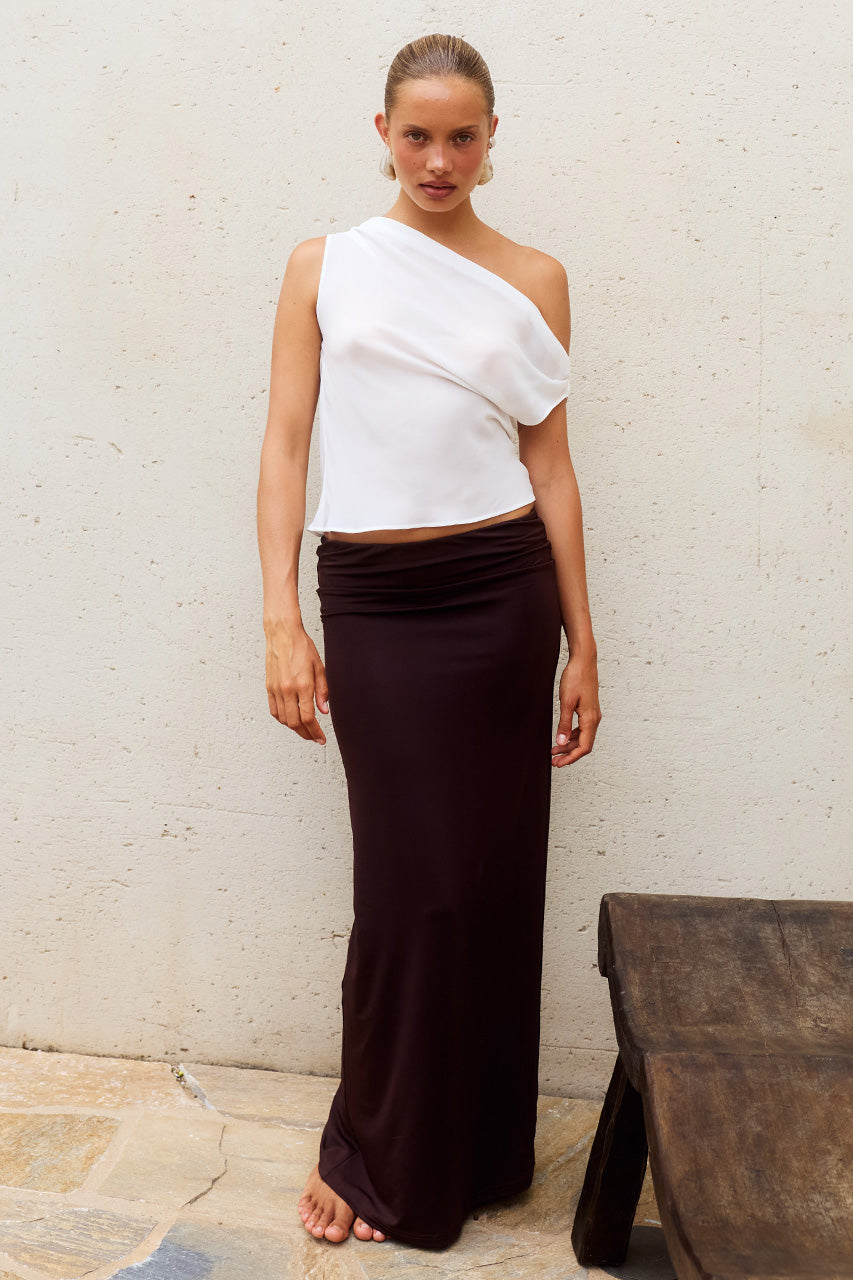 MARISA OFF SHOULDER TOP - OFF WHITE