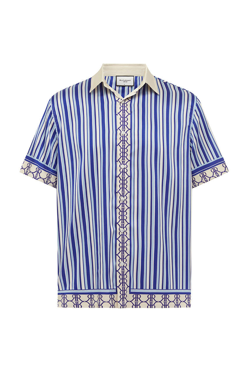 MARIUS SHIRT - WHITE/BLUE