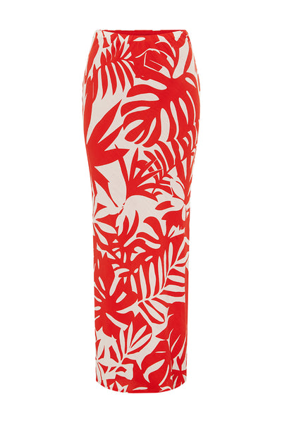 MATELO MAXI SKIRT - MATELO RED