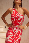 MATELO MIDI DRESS - MATELO RED