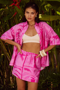 RASTIE MINI SKIRT - ARLO PINK