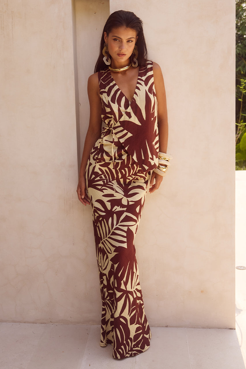 MATELO MAXI SKIRT - MATELO PRINT