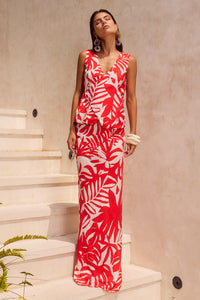 MATELO MAXI SKIRT - MATELO RED