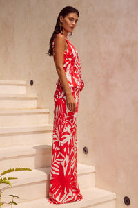 MATELO MAXI SKIRT - MATELO RED